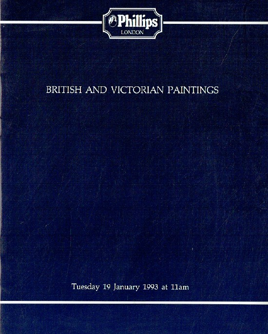 Phillips January 1993 British & Victorian Paintings