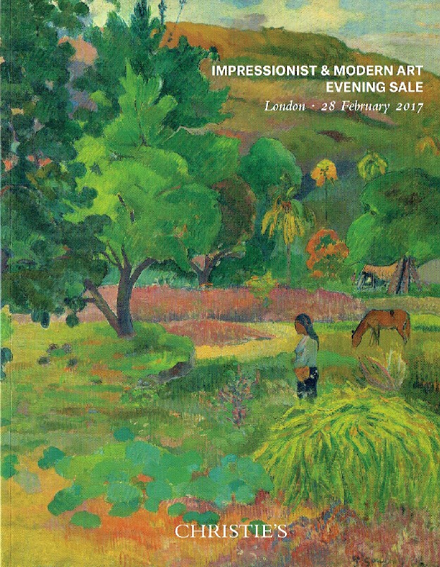 Christies February 2017 Impressionist & Modern Art - Evening Sale