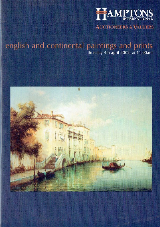 Hamptons April 2002 English & Continental Paintings & Prints