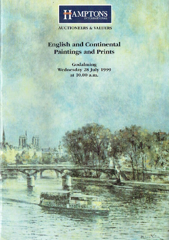 Hamptons July 1999 English & Continental Paintings & Prints
