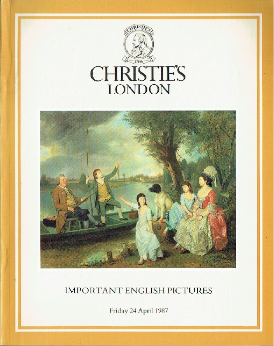 Christies April 1987 Important English Pictures (Digital only)