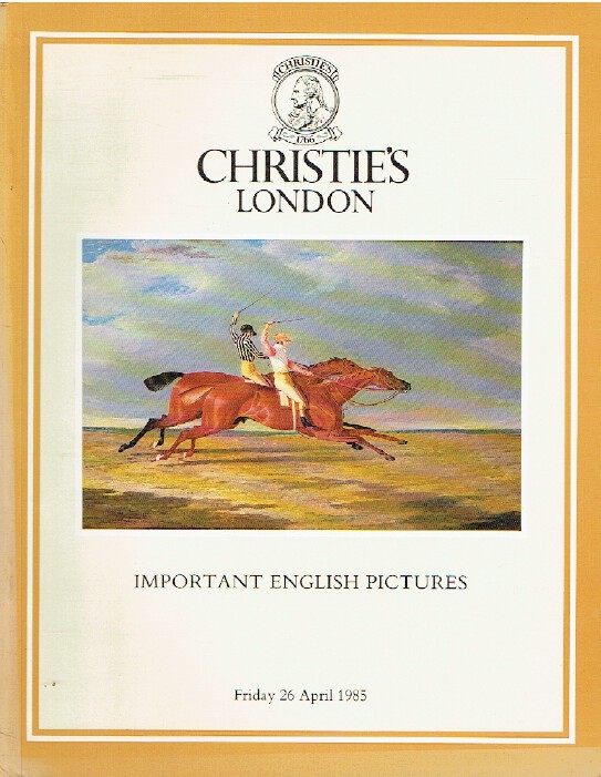 Christies April 1985 Important English Pictures
