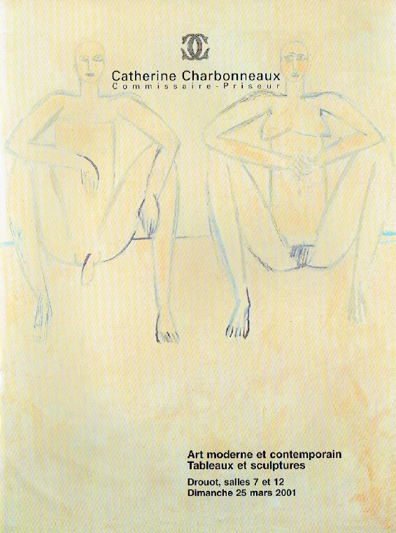Charbonneaux March 2001 Modern Art & Contemporary Paintings & Sculptures