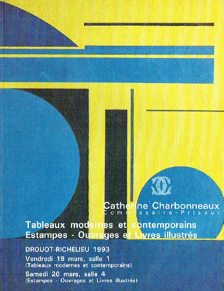 Charbonneaux March 1993 Modern & Contemporary Paintings & Prints (Digital only)