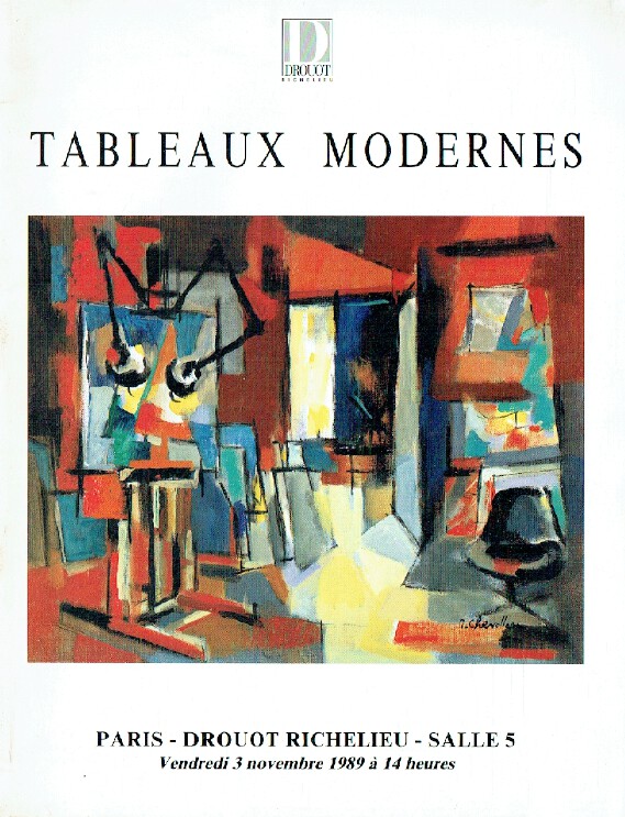 Drouot Montaigne November 1989 Modern Paintings