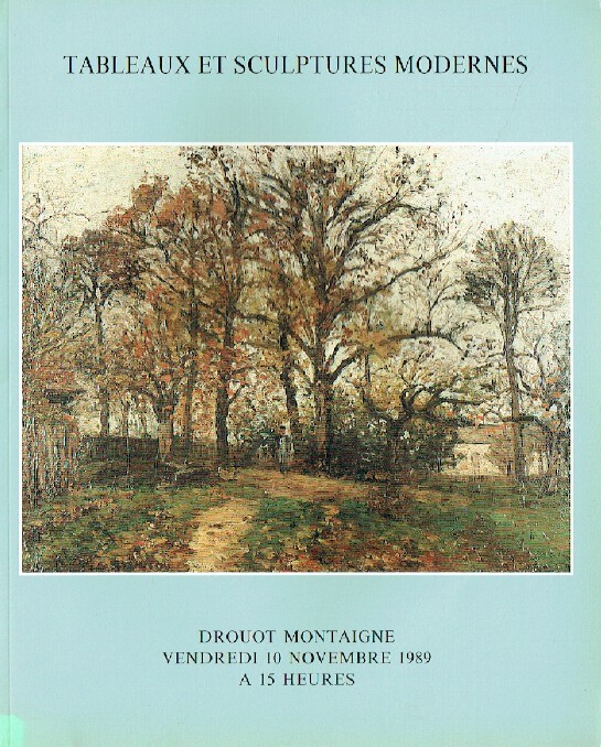 Drouot Montaigne November 1989 Modern Paintings & Sculptures