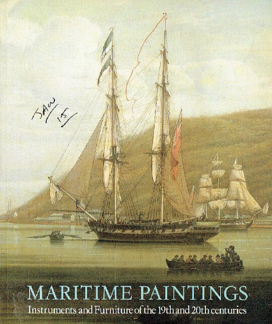 Montgomery Gallery January - February 1986 Maritime Paintings