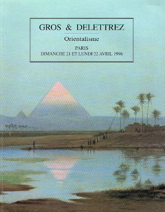 Gros & Delettrez April 1996 Orientalist Art