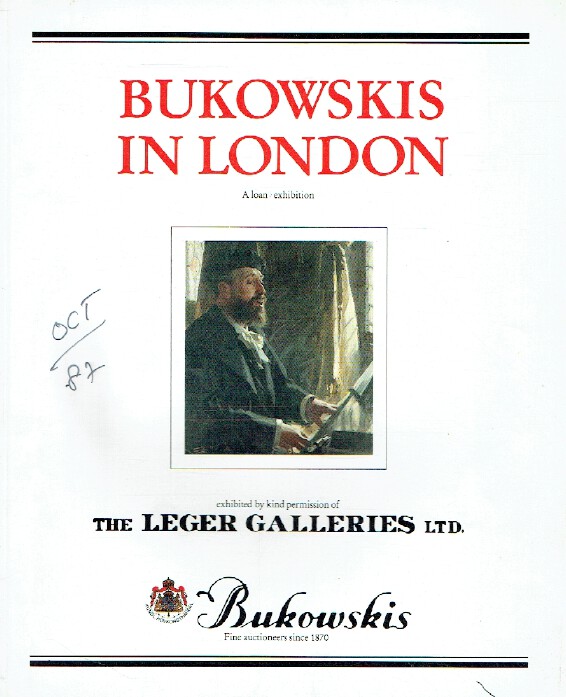 Bukowskis October 1987 Important Turn of the Century Scandinavian Paintings