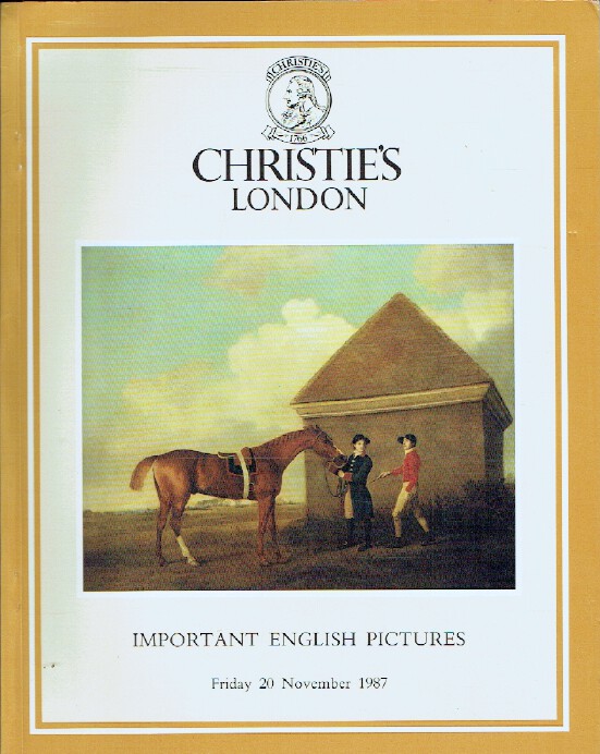 Christies November 1987 Important English Pictures