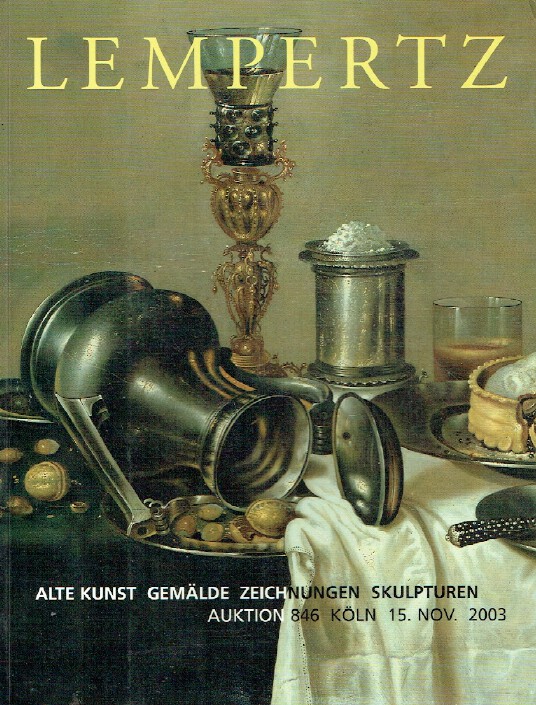 Lempertz November 2003 Old Master Drawings, Paintings & Sculptures
