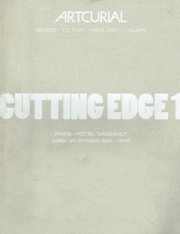 Artcurial October 2007 Cutting Edge - I Modern & Contemporary Art