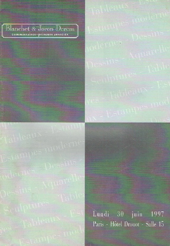 Blanchet & Joron-Derem June 1997 Modern Prints