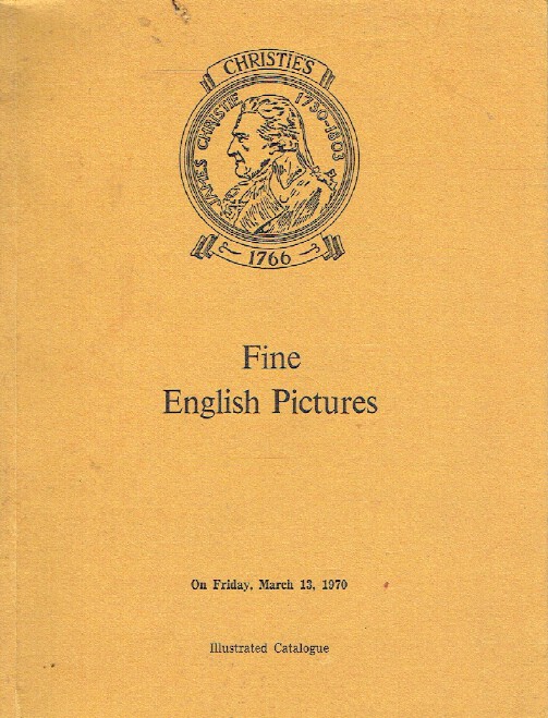 Christies March 1970 Fine English Pictures
