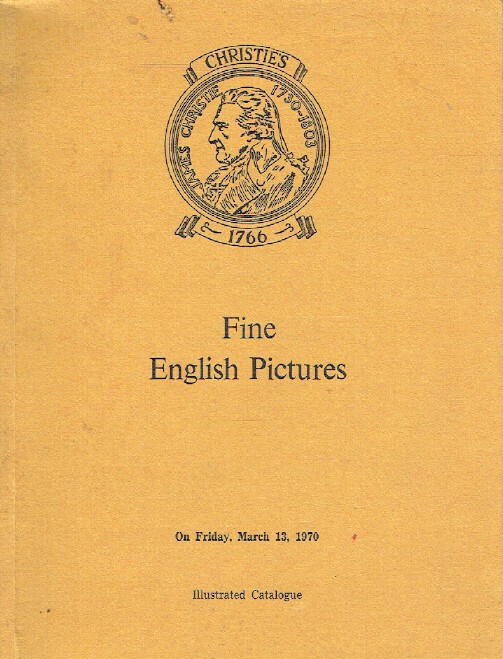 Christies March 1970 Fine English Pictures