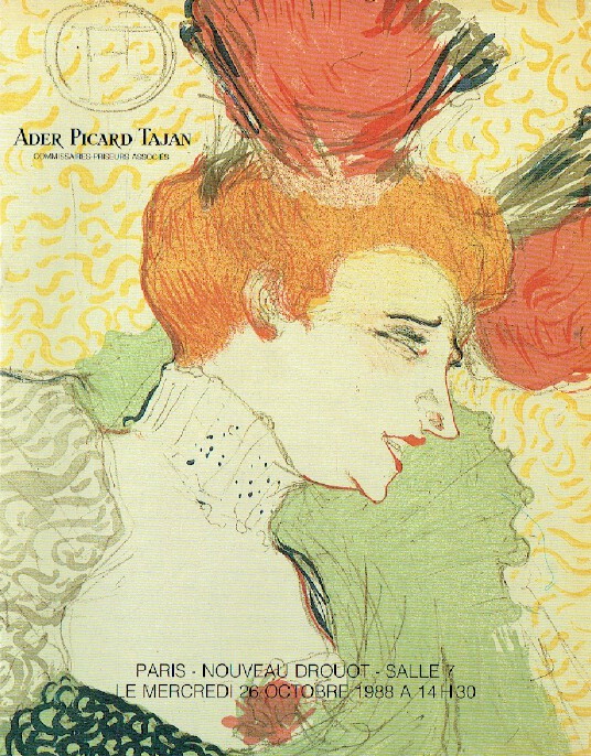 Ader Picard Tajan October 1988 Selected Prints