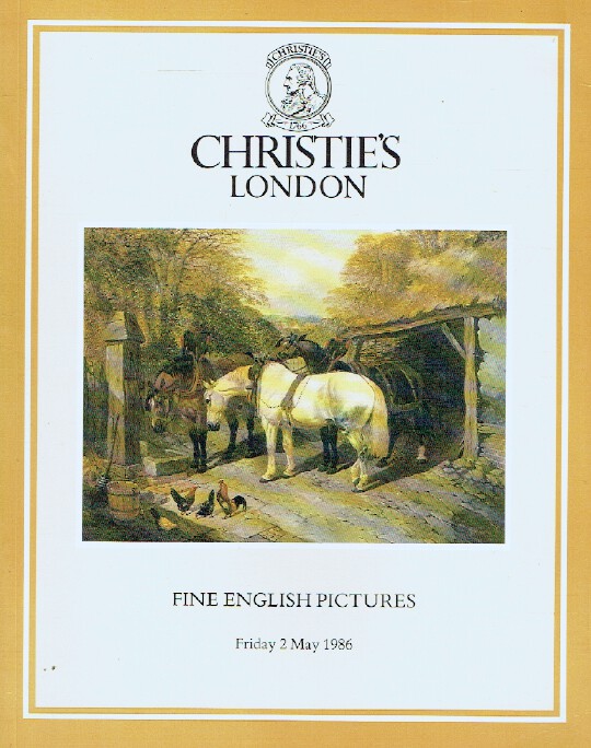 Christies May 1986 Fine English Pictures