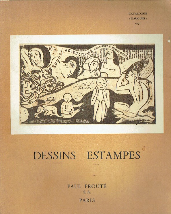 Paul Proute 1972 Drawings & Prints