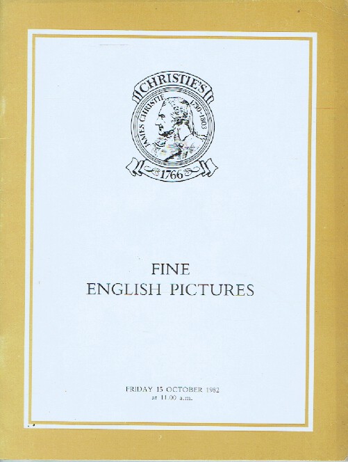 Christies October 1982 Fine English Pictures