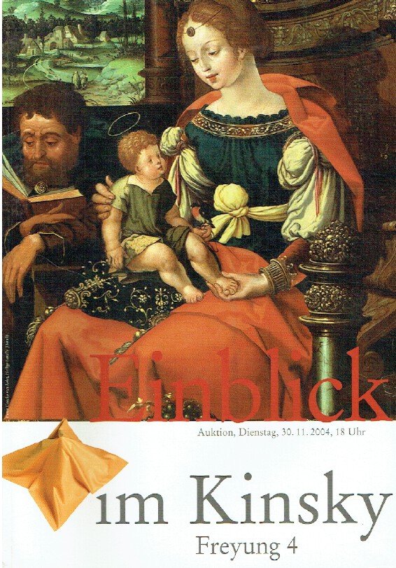Kinsky November 2004 Old Master Paintings