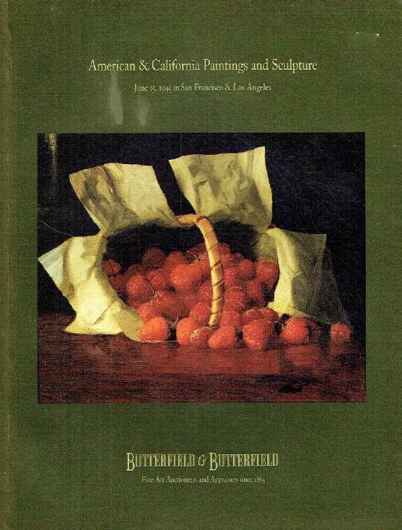 Butterfields June 1995 American & California Paintings & Sculpture - Click Image to Close