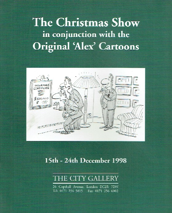 The City Gallery December 1998 The Christmas Show - "Alex" Cartoons