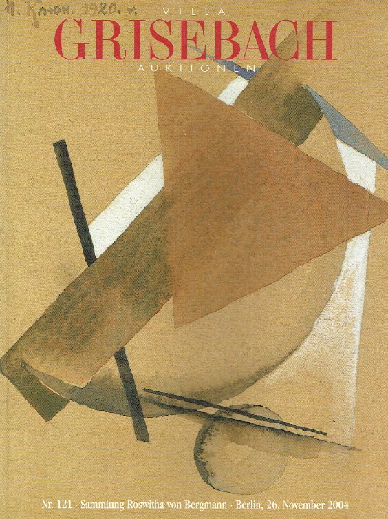 Grisebach November 2004 Selected Works - Von Bergmann Collection