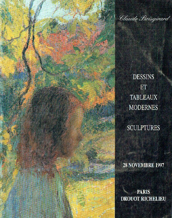 Boisgirard November 1997 Modern Paintings, Drawings & Sculptures