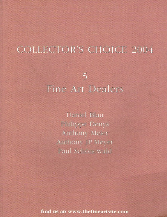 Fine Art Dealers 2004 20th Century & Tribal Art