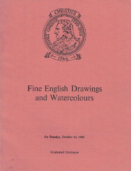 Christies October 1969 Fine English Drawings and Watercolours