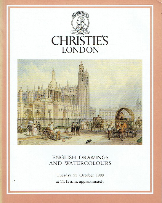 Christies October 1988 English Drawings and Watercolours