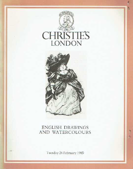 Christies February 1985 English Drawings and Watercolours