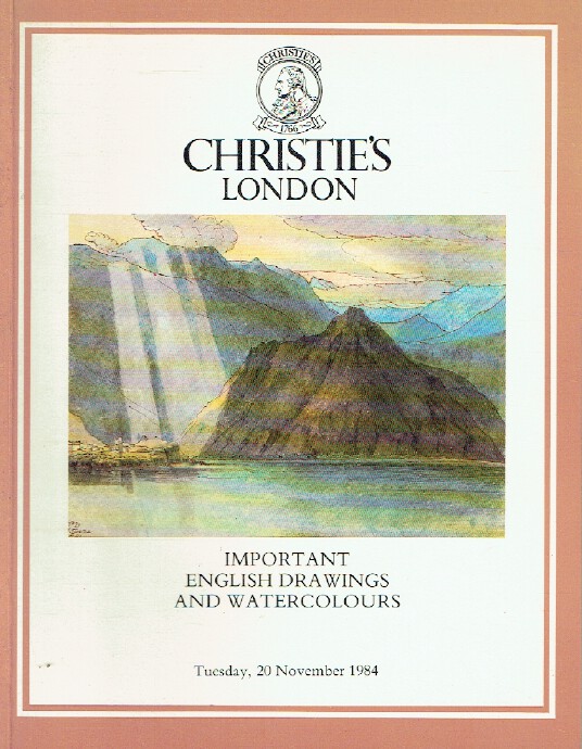 Christies November 1984 Important English Drawings (Digital only)