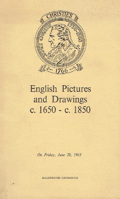 Christies June 1963 English Watercolours and Drawings