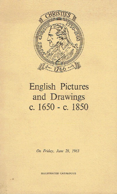 Christies June 1963 English Watercolours and Drawings (Digital only) Christies June 1963 English Watercolours and Drawings (Digital only)