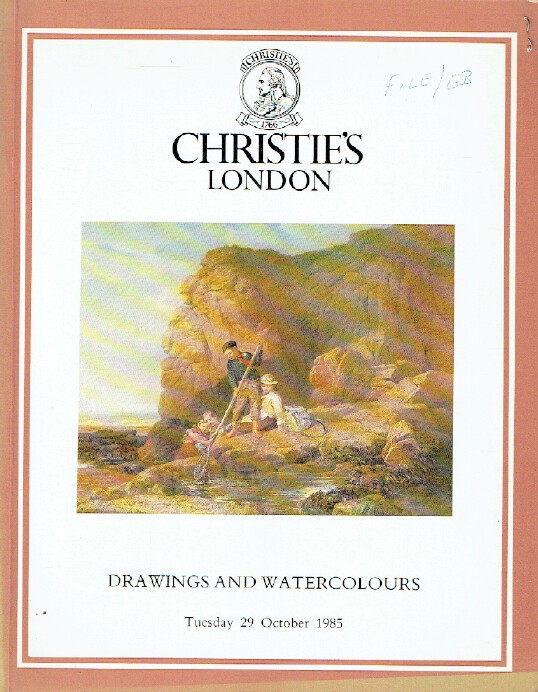 Christies October 1985 Drawings and Watercolours