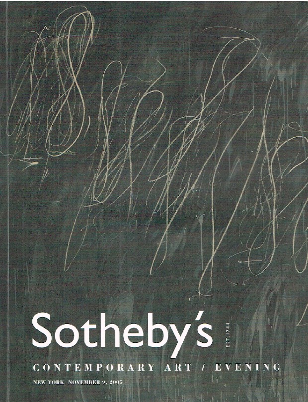 Sothebys November 2005 Contemporary Art - Evening