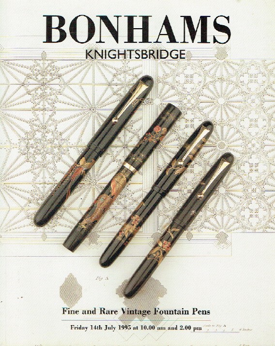 Bonhams July 1995 Fine and Rare Vintage Fountain Pens (Digital only)