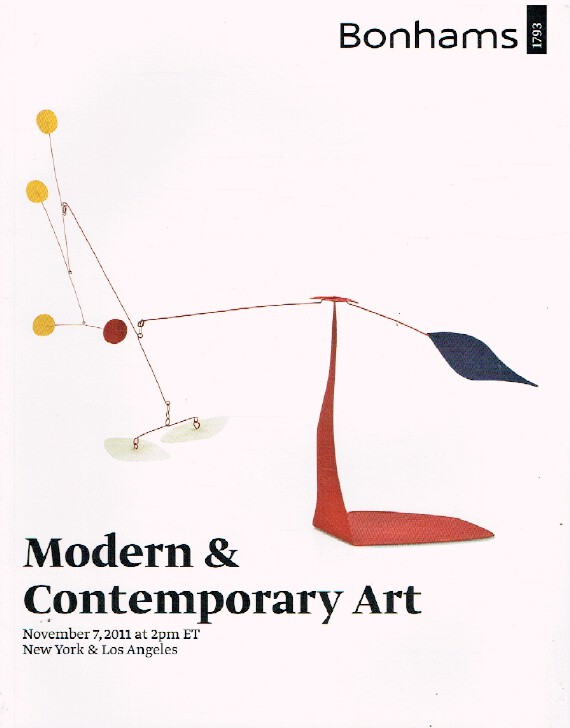 Bonhams November 2011 Modern and Contemporary Art (Digital only)