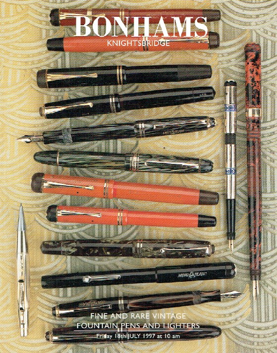 Bonhams July 1997 Fine and Rare Vintage Fountain Pens and Lighters - Click Image to Close