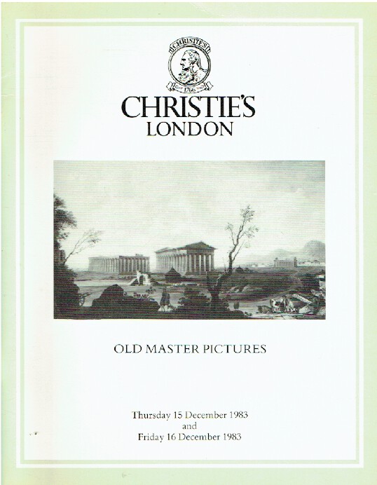 Christies December 1983 Old Master Pictures