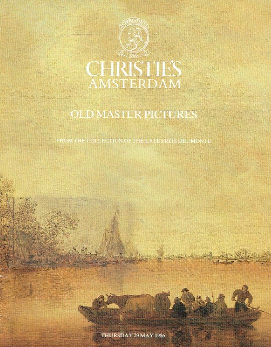 Christies May 1986 Old Master Pictures from Late Frits Del Monte Collection