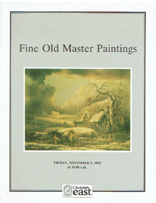 Christies November 1982 Fine Old Master Paintings