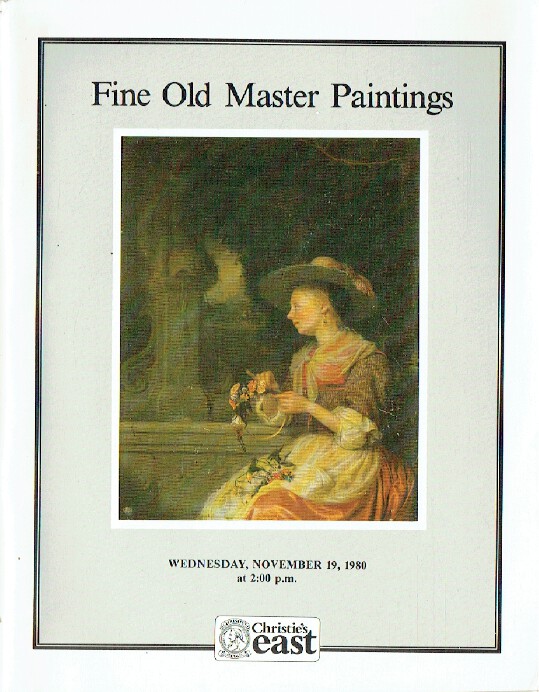 Christies November 1980 Fine Old Master Paintings