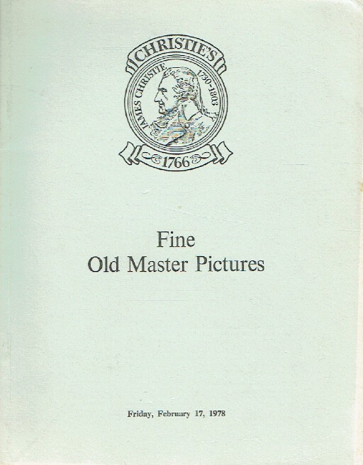 Christies February 1978 Fine Old Master Pictures