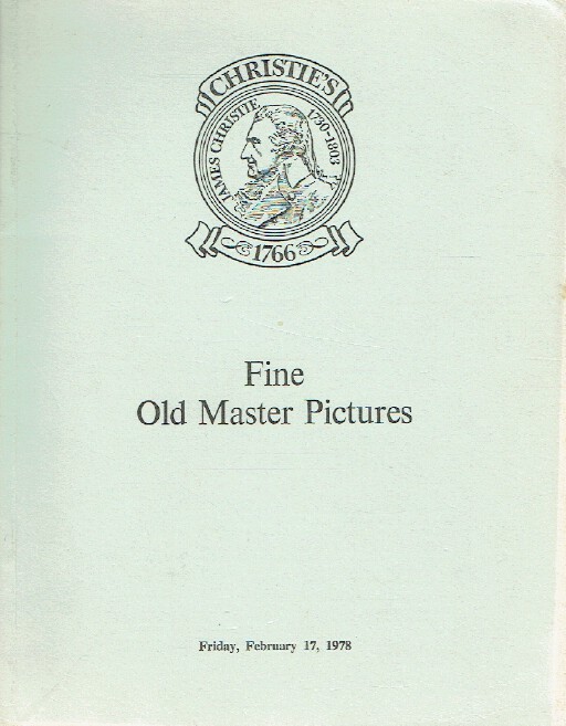 Christies February 1978 Fine Old Master Pictures