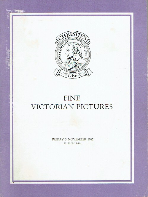 Christies November 1982 Fine Victorian Pictures