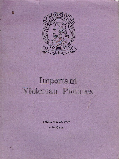 Christies May 1979 Important Victorian Pictures