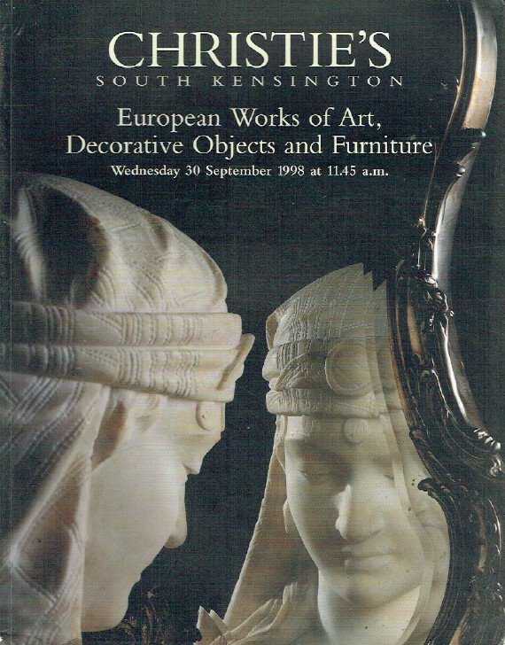 Christies September 1998 European WOA, Decorative Objects & Furniture