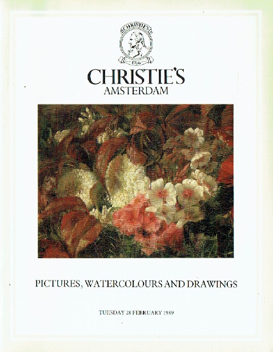 Christies February 1989 Pictures, Watercolours & Drawings